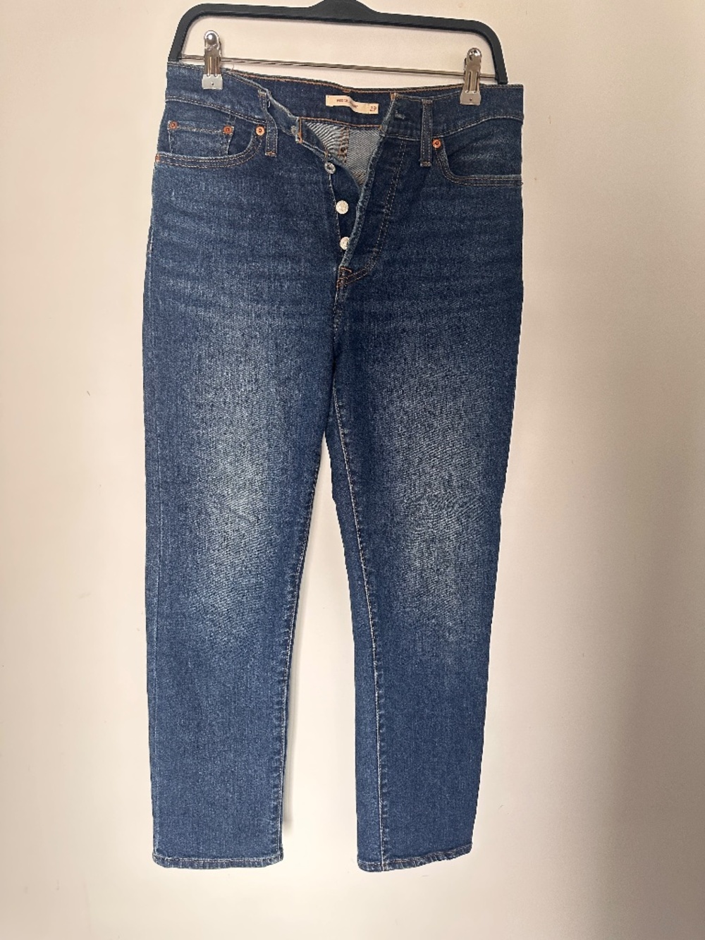 Levi's Dark Blue Jeans Wedgie Straight